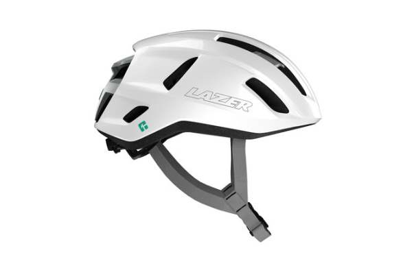 LAZER Unisex Road Sphere KinetiCore Helm white silver L
