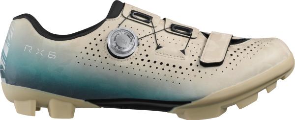 Shimano Men Gravel SH-RX6 Schuh SPD beige blue 42